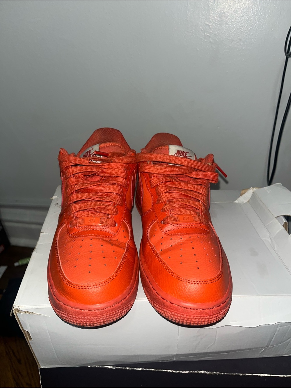 Nike Women’s Triple Orange Low-Top Sneakers